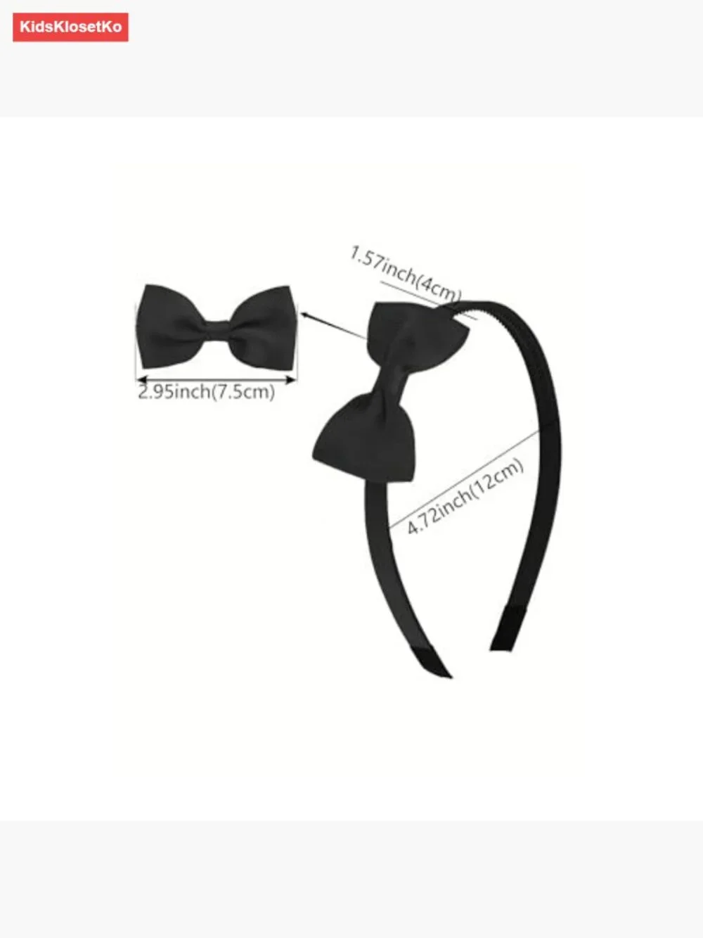 20 Pack Toddler Bow Headbands - Comfy Hair Loops for Little Girls